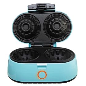 Dbl Waffle Bowl Mkr Blu