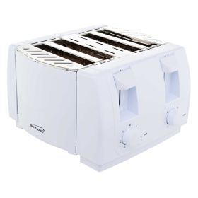 1300W 4 Slice Toaster Wht