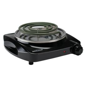 1200W Sngl Elec Brnr Blk