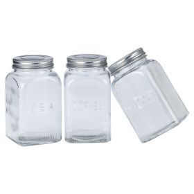3Pc Gls Cfee/Tea/Sgr Set