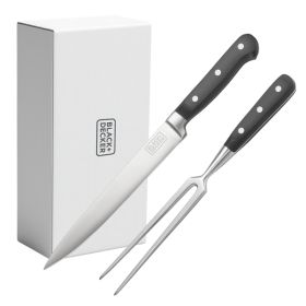 2Pc Ss Crv Knf Set W/Box