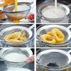 Kitchen Gadget Single Hook Strainer Spoon Filter Mesh