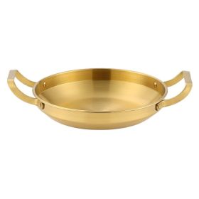 Double Ears Pan Seafood Rice Pan Fried Chicken Tray (Type: 28cm, Color: Gold)
