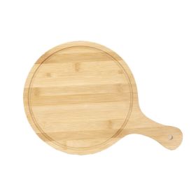 Bamboo Hot Pot Wooden Board Tableware Beef And Lamb Meat Tray (Options: Circular 4429, Color: Natural)